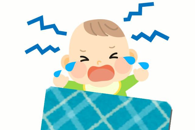 赤ちゃんが起きる時に泣くのはなぜ？起きぐずりの原因とスグに使える対処法