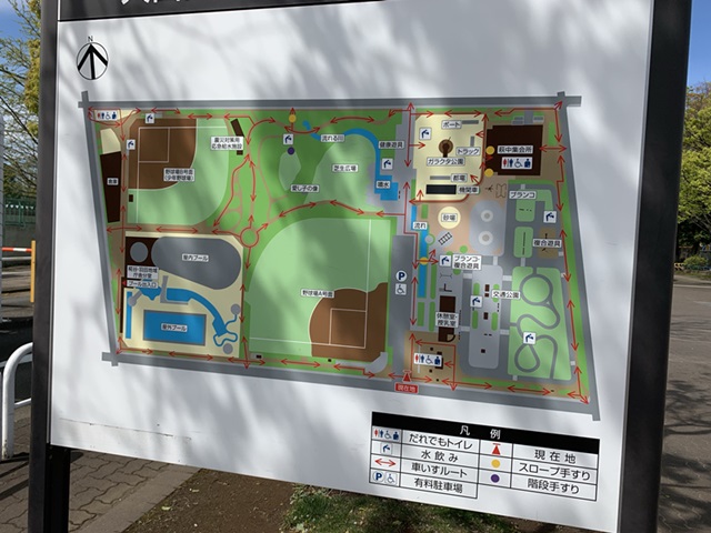 萩中公園 マップ