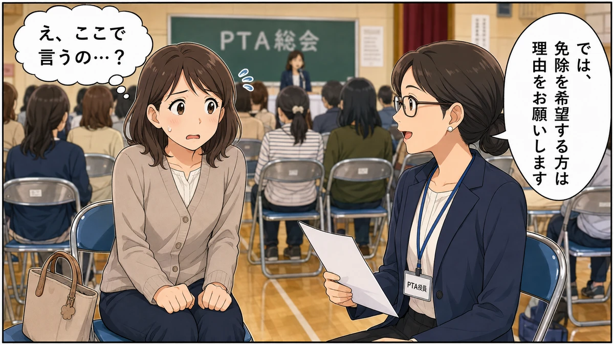 PTA役員決めの会でくじで当たった時・理由を聞かれた時の返し方