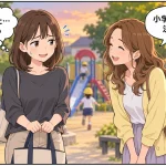 公園で「小学校どこにするか決めました？」と聞かれて困っているママ